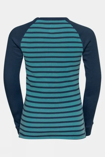 New Odlo Kids Active Warm Eco Stripes Long Sleeves Top