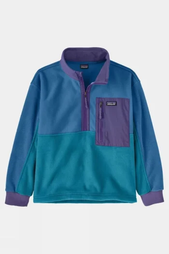 New Patagonia Kids Microdini Half Zip Pullover