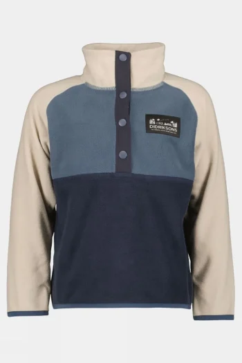 Outlet Didriksons Kids Monte Half Button Fleece Top
