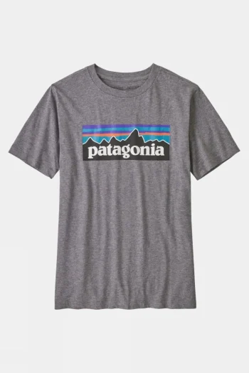 Discount Patagonia Kids Regenerative Organic Certified Cotton P-6 Logo Tee