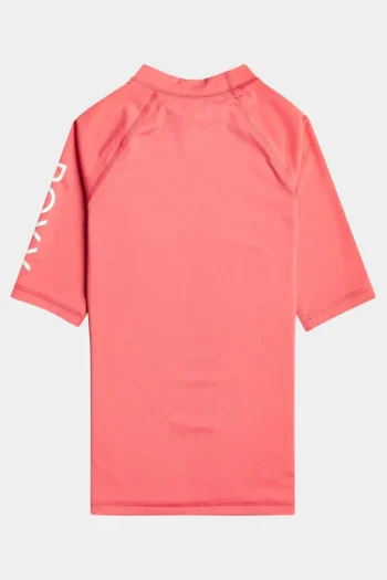 Outlet Roxy Kids Wholehearted Short Sleeve Rash Vest