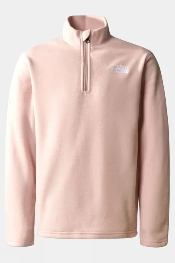 New The North Face Teen Glacier 1/4 Zip Fleece
