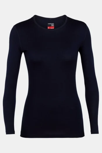 Online Icebreaker Womens 260 Tech Long Sleeve Crewe Top