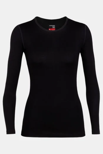 Hot Icebreaker Womens 260 Tech Long Sleeve Crewe Top