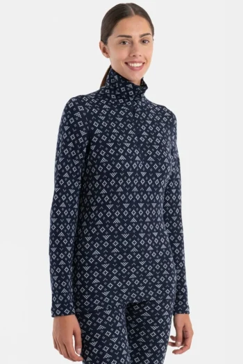 Online Icebreaker Womens 260 Vertex Long Sleeve Half Zip Baselayer - First Snow