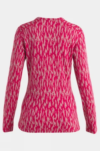 Fashion Icebreaker Womens 260 Vertex Long Sleeve Crewe - Glacial Camo