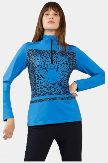 Clearance Poivre Blanc Womens Aleksandria Leopard Layer Fleece