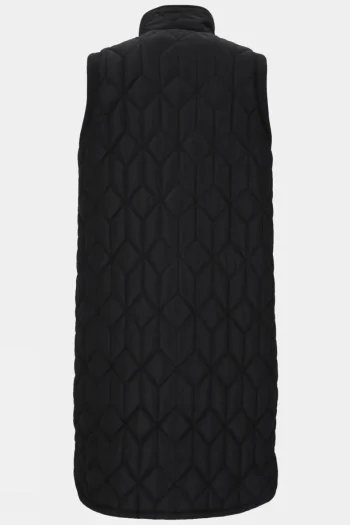 New Weather Report Womens Beah Long Quilted Gilet