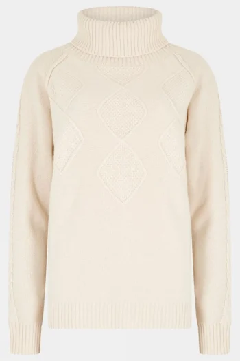 Best Dubarry Womens Belleek Chunky Roll Neck Sweater