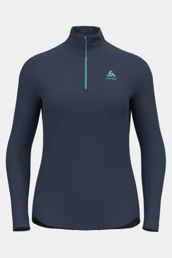 Best Odlo Womens Berra 1/2 Zip Midlayer Fleece