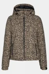 Hot Protest Womens Dallas Leopard Print Snow Jacket