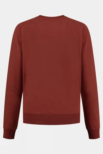 New Blue Loop Originals Womens Embroidered Blue Fleece Sweater