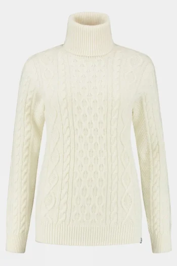 New Blue Loop Originals Womens Essential Cable Sweater