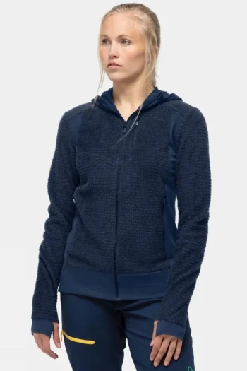 Best Norrona Womens Falketind Alpha120 Full Zip Hood Jacket