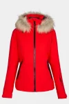 Clearance Degre 7 Womens Geod Faux Fur Ski Jacket