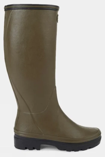 Hot Le Chameau Womens Giverney Jersey Lined Wellington Boots