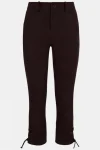 Discount Troy London Womens Lace-Up Moleskin Pants
