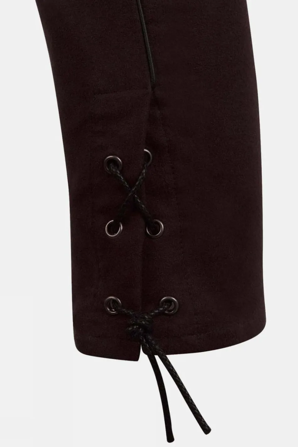 womens-lace-up-moleskin-pants-uQlAmIan-3.webp Discount Troy London Womens Lace-Up Moleskin Pants