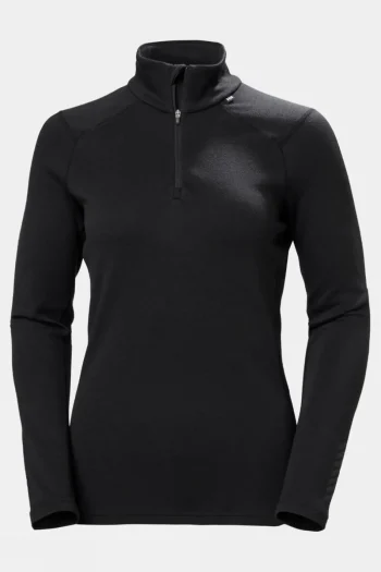 Clearance Helly Hansen Womens Lifa Merino Midweight Half Zip Baselayer Top