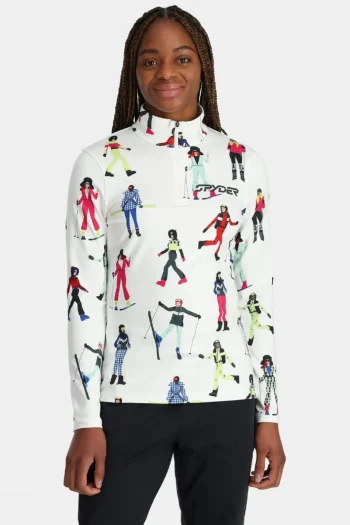 Hot Spyder Womens March Half Zip Base Layer