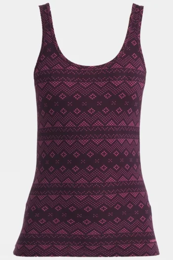 Fashion Icebreaker Womens Merino 150 Siren First Snow Tank Top