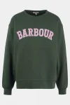 Sale Barbour Womens Northumberland Patch Overlayer Sweatshirt