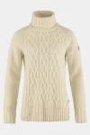 Online Fjallraven Womens Ovik Cable Knit Roller Neck Jumper