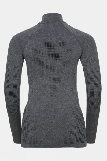 New Odlo Womens Performance Warm Eco Long Sleeve Zip Neck