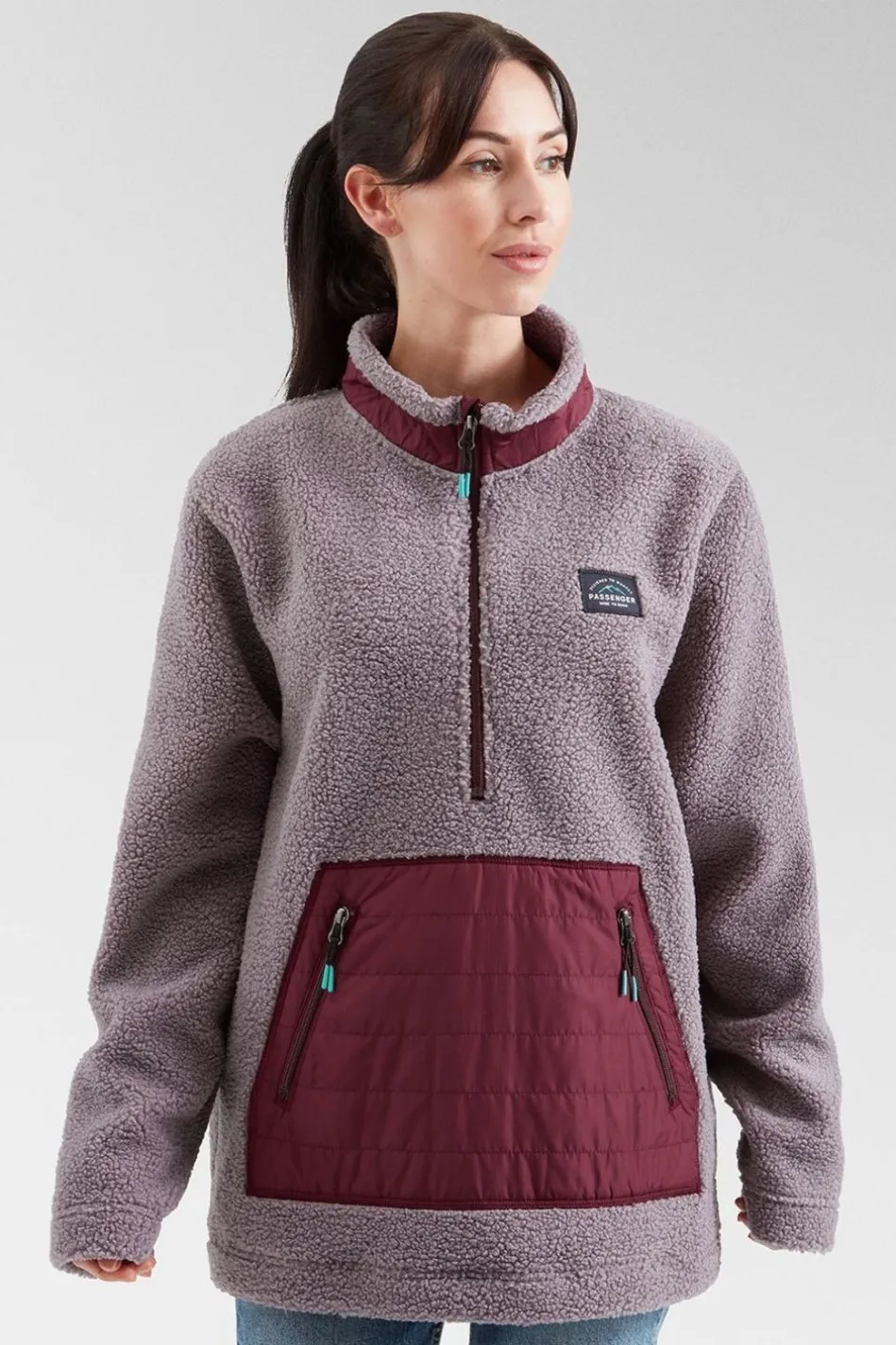 womens-perouse-half-zip-fleece-WrdTBTkB-2.webp Fashion Passenger Womens Perouse Half Zip Fleece