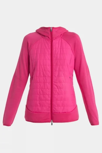 Hot Icebreaker Womens Quantum Hybrid Long Sleeve Zip Hoodie