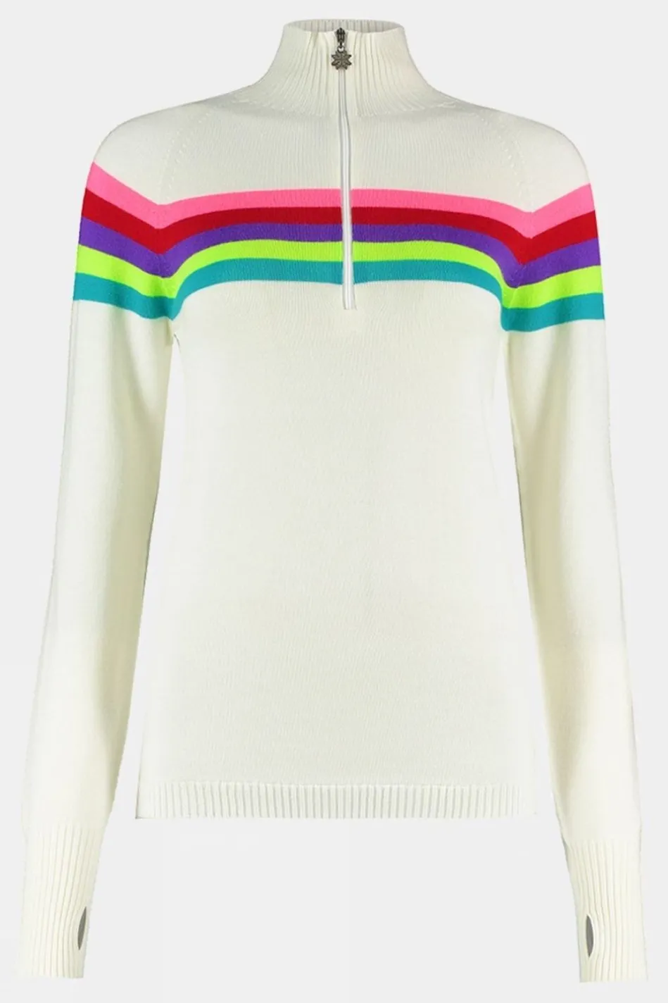 womens-rainbow-merino-midlayer-mdLsgrOW-0.webp Outlet Snow Finel Womens Rainbow Merino Midlayer Top