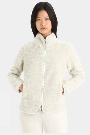 Sale Icebreaker Womens Realfleece Sherpa Long Sleeve Zip Fleece