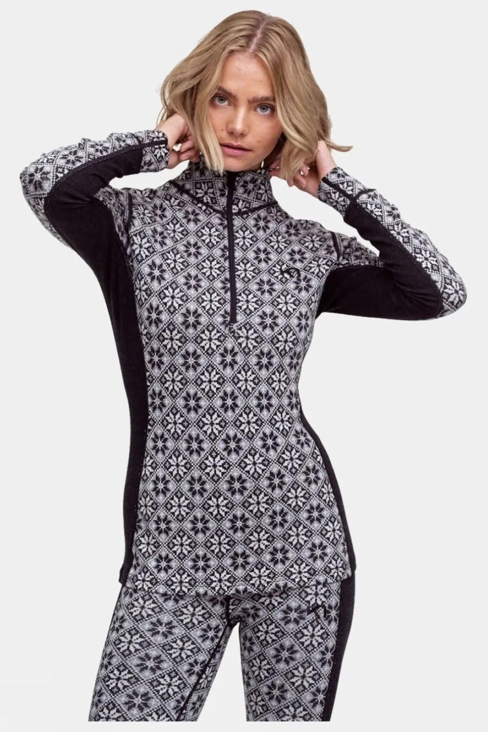 womens-rose-half-zip-top-WSXpTZoD-2.webp Discount Kari Traa Womens Rose Half-Zip Top