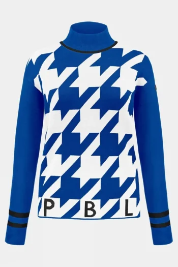 Online Poivre Blanc Womens Rose Roll Neck Knit Sweater