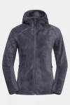 Sale Jack Wolfskin Womens Rotwand Hooded Full Zip Fleece Jacket