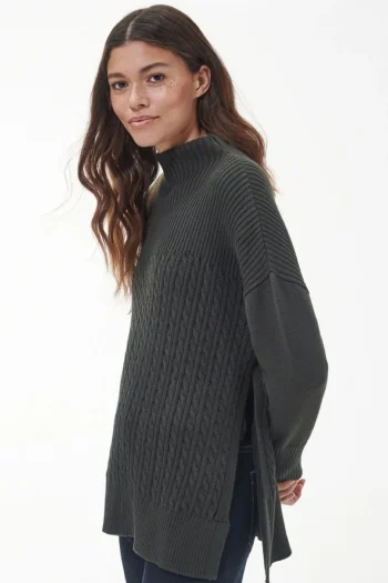 Online Barbour Womens Stitch Guernsey Cape Sweatshirt