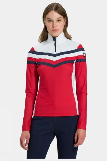 New Rossignol Womens Tommy Hilfiger Layers Half Zip Fleece