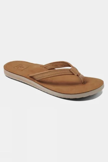 Clearance Reef Womens Voyage Lite Leather Flip Flops